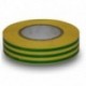 Isolatietape geel/groen 15mmx10m1